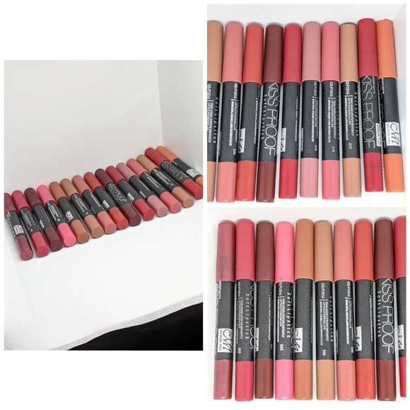 Kiss Proof Set Of 15 Mat Pencil Lipstick - Picture 2 of 2